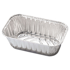 HFA Aluminum Baking Pan, #1 Loaf, 1 lb Capacity, 5.72 x 3.31 x 2.03,  200/Carton (HFA31730)