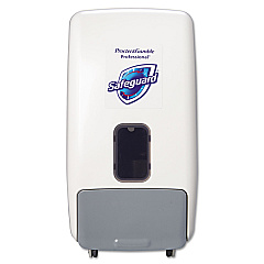 Safeguard Professional Foam Hand Soap Dispenser, 1,200 mL, White/Gray (PGC47436)