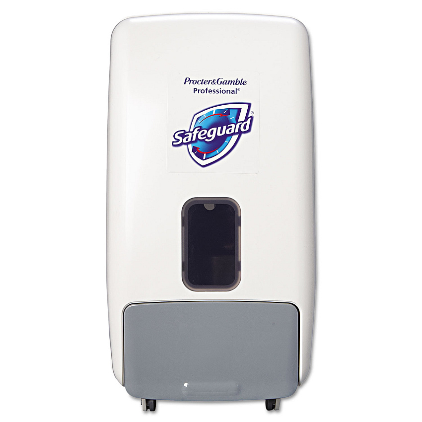 Safeguard Professional Foam Hand Soap Dispenser, 1,200 mL, White/Gray (PGC47436)