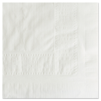 Hoffmaster Cellutex Table Covers, Tissue/Polylined, 54" x 108", White, 25/Carton (HFM210130)