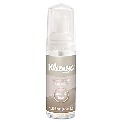 Kleenex Alcohol-Free Foam Hand Sanitizer, 1.5 oz Pump Bottle, Unscented (KCC34136EA)