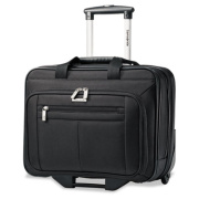 Samsonite Rolling Business Case, Fits Devices Up to 15.6", Ballistic Nylon, 16.5 x 8 x 13.25, Black (438761041)