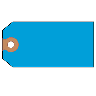 Avery Unstrung Shipping Tags, 11.5 pt Stock, 4.75 x 2.38, Blue, 1,000/Box (AVE12355)
