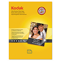 Kodak Ultra Premium Photo Paper, 10 mil, 8.5 x 11, High-Gloss White, 25/Pack (KOD8366353)