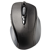Kensington Pro Fit Mid-Size Wireless Mouse, 2.4 GHz Frequency/30 ft Wireless Range, Right Hand Use, Black (KMW72405)