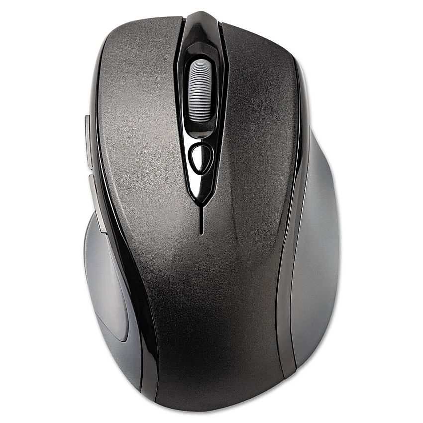 Kensington Pro Fit Mid-Size Wireless Mouse, 2.4 GHz Frequency/30 ft Wireless Range, Right Hand Use, Black (KMW72405)
