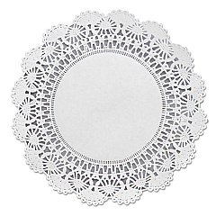 Hoffmaster Cambridge Lace Doilies, Round, 8", White, 1,000/Carton (HFM500236)