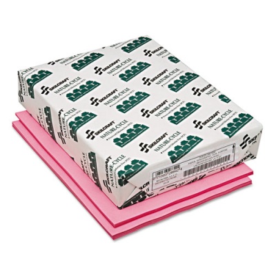 AbilityOne 7530013982680 SKILCRAFT Neon Colored Copy Paper, 20 lb Bond Weight, 8.5 x 11, Neon Pink, 500/Ream
