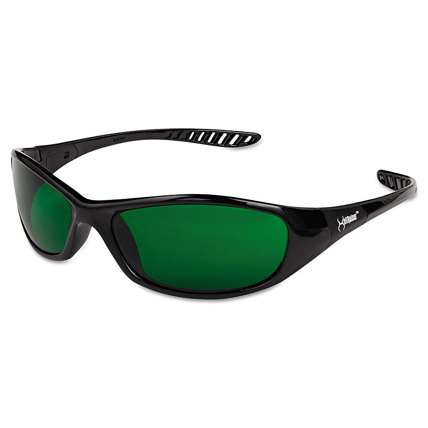 KleenGuard V40 HELLRAISER Safety Eyewear, Black Frame, IR/UV 3.0 Lens (KCC20544)