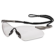 KleenGuard V30 Nemesis VL Safety Glasses, Gunmetal Frame, Clear Lens (KCC20470)