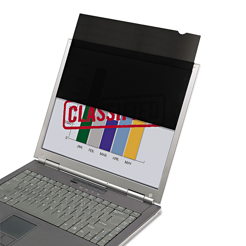 AbilityOne 7045015708895, SKILCRAFT Shield Privacy Filter for 22" Widescreen Flat Panel Monitor/Laptop, 16:10 Aspect Ratio