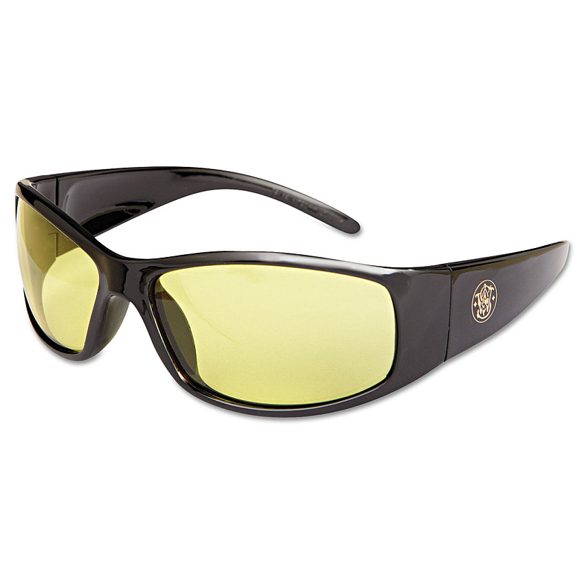 Smith & Wesson Elite Safety Glasses, Amber Anti-Fog Lens (SMW21305)