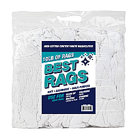 W11 Washcloth Size Terry Wipers White 10lb Bag (N-W11-10BG)