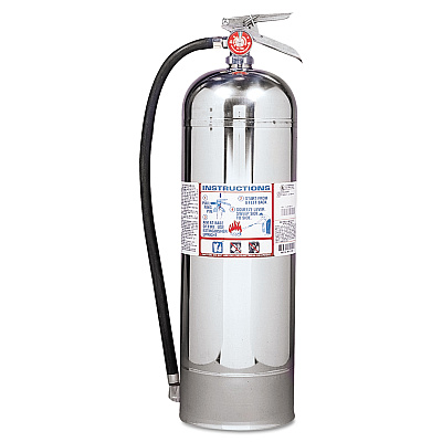 Kidde ProPlus 2.5 W H2O Fire Extinguisher, 2-A, 2.5 gal, 20.86 lb (KID466403)