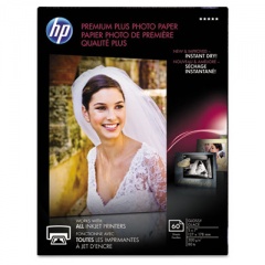 HP Premium Plus Glossy Photo Paper-60 sht/5 x 7 in (CR669A)