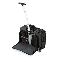 Kensington Contour Rolling Laptop Case, Fits Devices Up to 17", Ballistic Nylon, 17.5 x 9.5 x 13, Black (KMW62348)