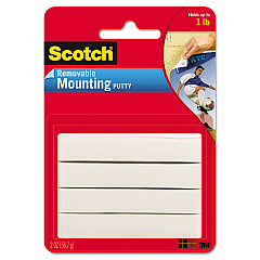Scotch Adhesive Putty, Removable, 2 oz (MMM860)