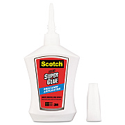 Scotch Super Glue with Precision Applicator, 0.14 oz, Dries Clear (MMMAD124)