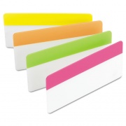 Post-it Tabs Solid Color Tabs, 1/3-Cut, Assorted Bright Colors, 3" Wide, 24/Pack (686PLOY3IN)