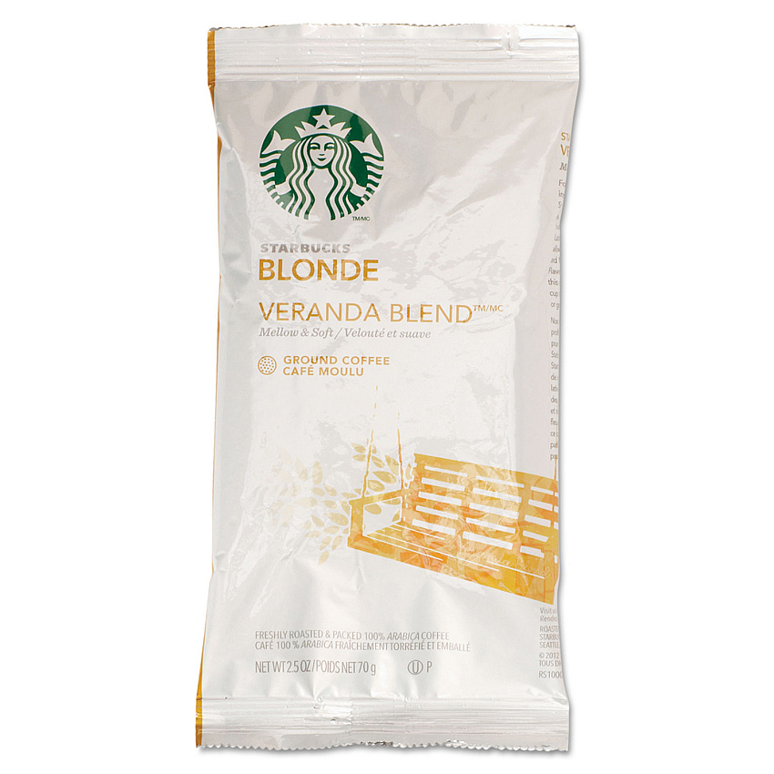 Starbucks Coffee, Veranda Blend, 2.5oz, 18/Box (SBK11020676)