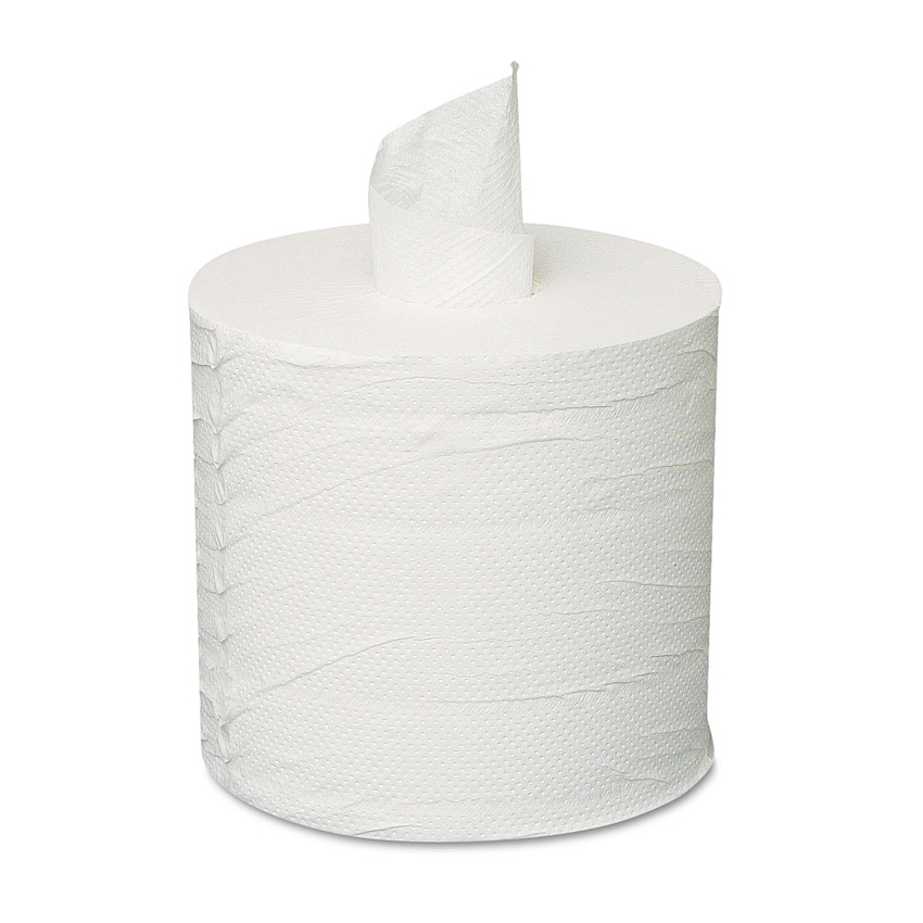 GEN Centerpull Towels, 2-Ply, 7.3" x 500 ft, White, 600 Roll, 6 Rolls/Carton (GEN203)
