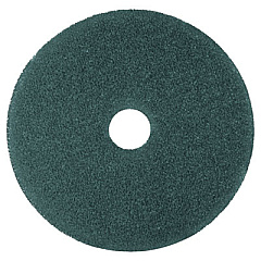 3M Low-Speed High Productivity Floor Pads 5300, 13" Diameter, Blue, 5/carton (MMM08406)