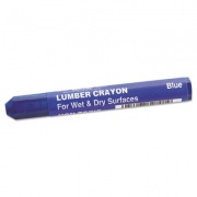 Dixon Lumber Crayons, 4 1/2 X 1/2, Blue, Dozen (52100)