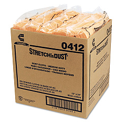 Chix Stretch 'n Dust Cloths, 11 5/8 x 24, Yellow, 40 Cloths/Pack, 10 Packs/Carton (CHI0412)