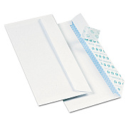 Quality Park Redi-Strip Security Tinted Envelope, #10, Commercial Flap, Redi-Strip Heat-Resistant Closure, 4.13 x 9.5, White, 1,000/Box (QUA69122B)