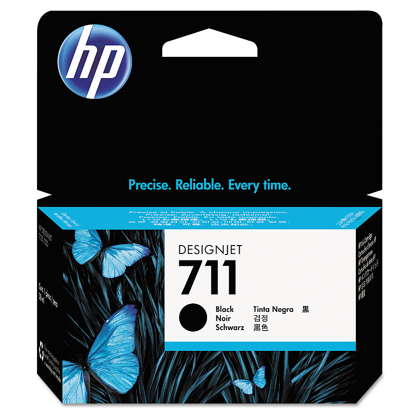 HP 711, (HEWCZ129A) Black Original Ink Cartridge