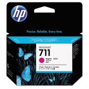 HP 711, (CZ135A) 3-Pack Magenta Original Ink Cartridges