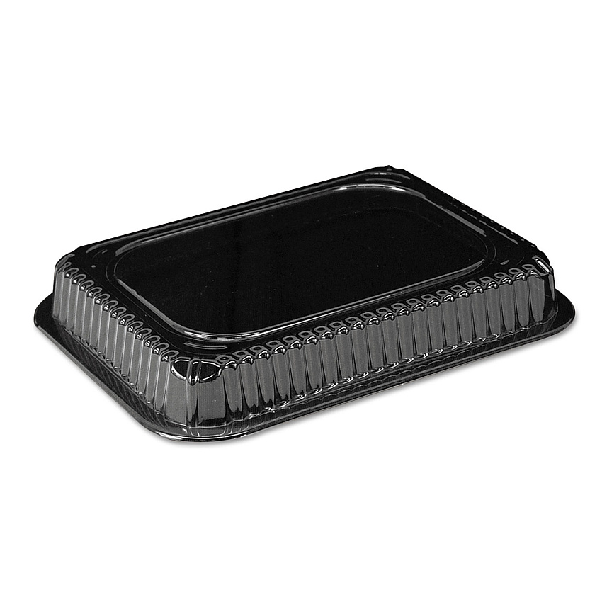 HFA Plastic Dome Lid, Rectangle, Fits 1 lb Oblong Pan 2060, Clear, 500/Carton (HFA2060DL)