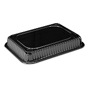 HFA Plastic Dome Lids, Fits 1 lb Oblong Pan, Clear, 1,000/Carton (HFA2059DL)