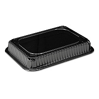 HFA Plastic Dome Lids, Fits 1 lb Oblong Pan, Clear, 1,000/Carton (HFA2059DL)