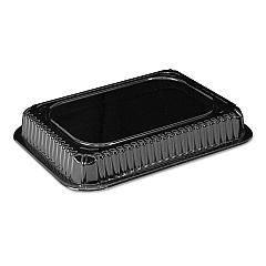 HFA Plastic Dome Lids, Fits 1 lb Oblong Pan, Clear, 1,000/Carton (HFA2059DL)
