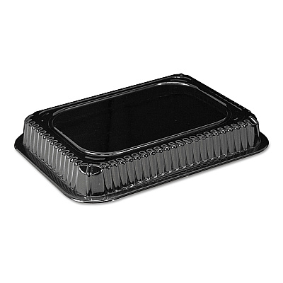 HFA Plastic Dome Lids, Fits 1 lb Oblong Pan, Clear, 1,000/Carton (HFA2059DL)