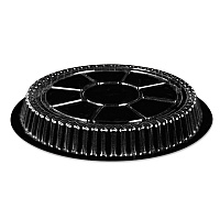 HFA Plastic Dome Lids, Round, Fits 9" Round Pan, 9" Diameter x 0.88"h, Clear, 500/Carton (HFA2046DL)