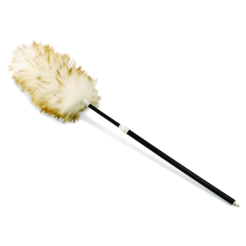 Rubbermaid Commercial Telescoping Lambswool Duster, 30" To 42" Handle, 6/carton (RCP9C04CT)