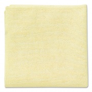 Rubbermaid Commercial Microfiber Cleaning Cloths, 16 x 16, Yellow, 24/Pack (1820584)