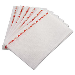 Chix Food Service Towels, 13 X 21, Red/white, 150/carton (CHI8242)