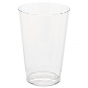 WNA Classic Crystal Plastic Tumblers, 12 oz, Clear, Fluted, Tall, 20 Pack, 12 Packs/Carton (CC12240)