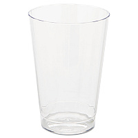 WNA Classic Crystal Plastic Tumblers, 12 oz, Clear, Fluted, Tall, 20 Pack, 12 Packs/Carton (WNACC12240)