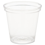 WNA Comet Plastic Portion/Shot Glass, 1 oz, Clear, 50/Pack, 50 Packs/Carton (P10)