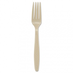 Solo Guildware Cutlery Sweetheart Polystyrene Tableware, Forks, Champagne, 1000/Carton (GD5FK)
