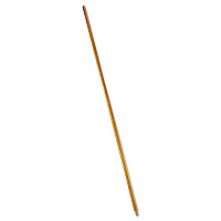 Rubbermaid Commercial Wood Threaded-Tip Broom/Sweep Handle, 0.94" dia x 60", Natural (RCP6361)