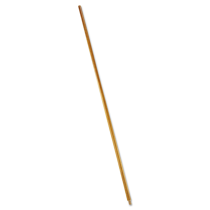 Rubbermaid Commercial Wood Threaded-Tip Broom/Sweep Handle, 0.94" dia x 60", Natural (RCP6361)