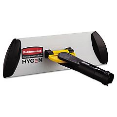 Rubbermaid Commercial HYGEN Wall/Stairs Quick Connect Frame, 11w x 3 1/2d, Yellow (RCPQ550)