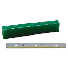 Unger ErgoTec Glass Scraper Replacement Blades, 6" Double-Edge, 25/Pack (UNGTR15)