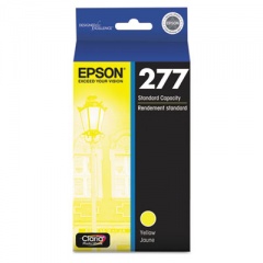 Epson T277420-S (277) Claria Ink, 360 Page-Yield, Yellow