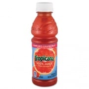 Tropicana 100% Juice, Ruby Red Grapefruit, 10oz Bottle, 24/Carton (57161)